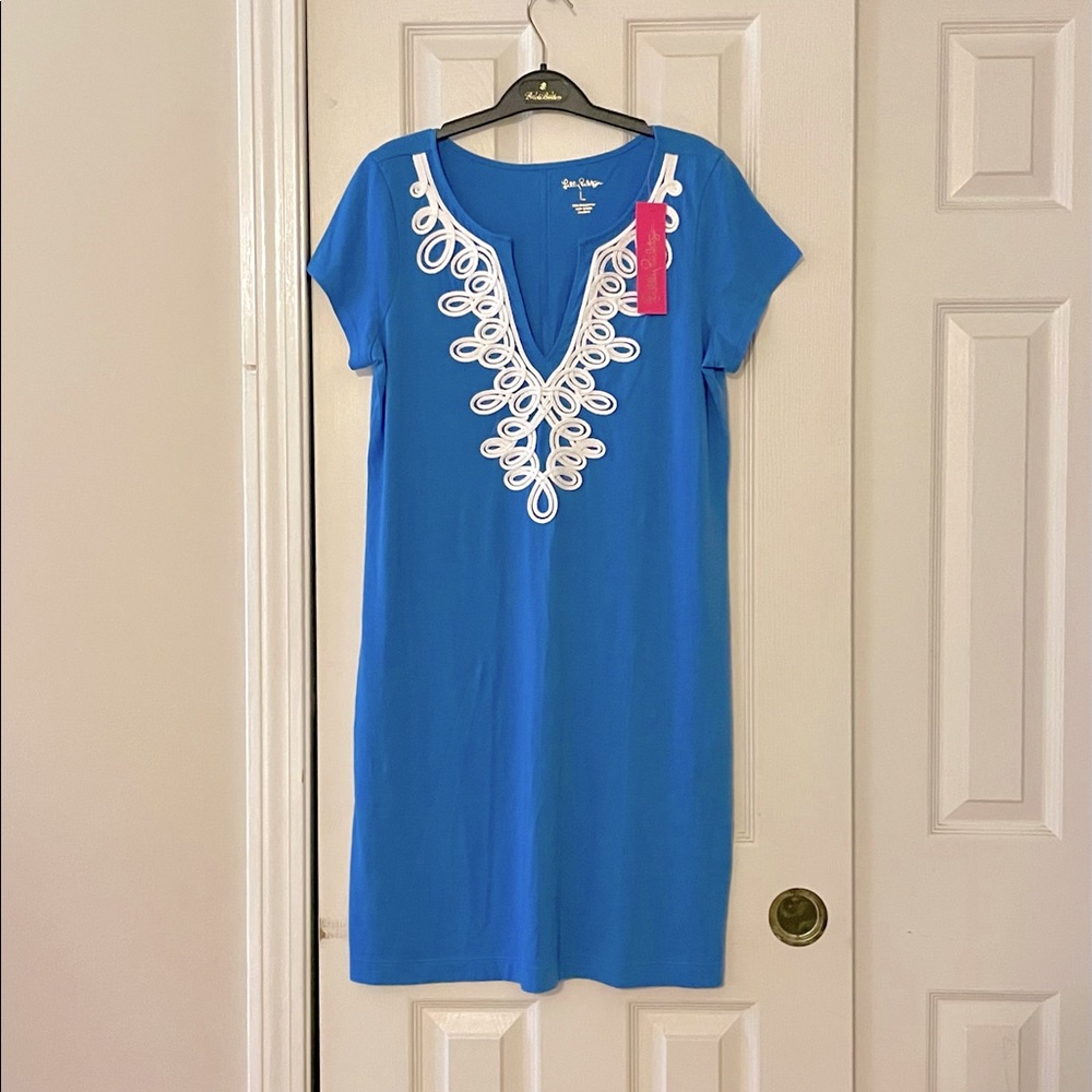 NWT Lilly Pulitzer Brewster Dress Blue Haven